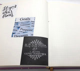 Hardcover Design Motivational Journal
