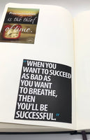 Bonded Leather Motivational Journal